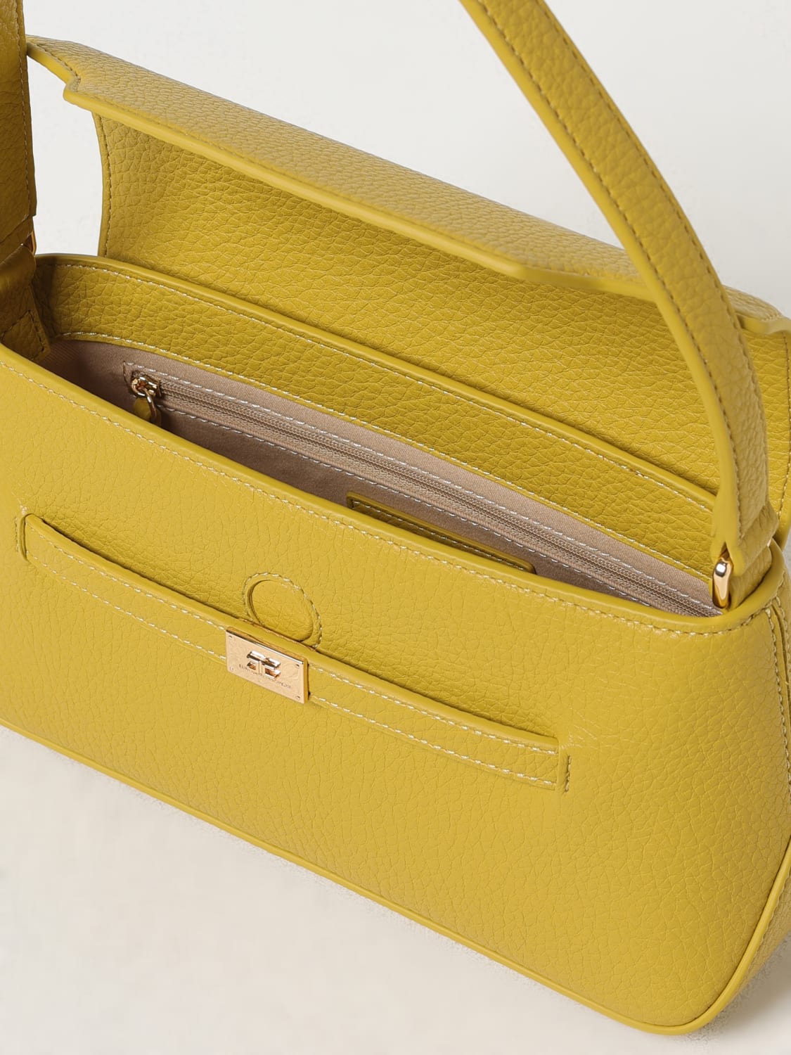 ELISABETTA FRANCHI SAC PORTÉ ÉPAULE: Sac porté épaule femme Elisabetta Franchi, Jaune - Img 3