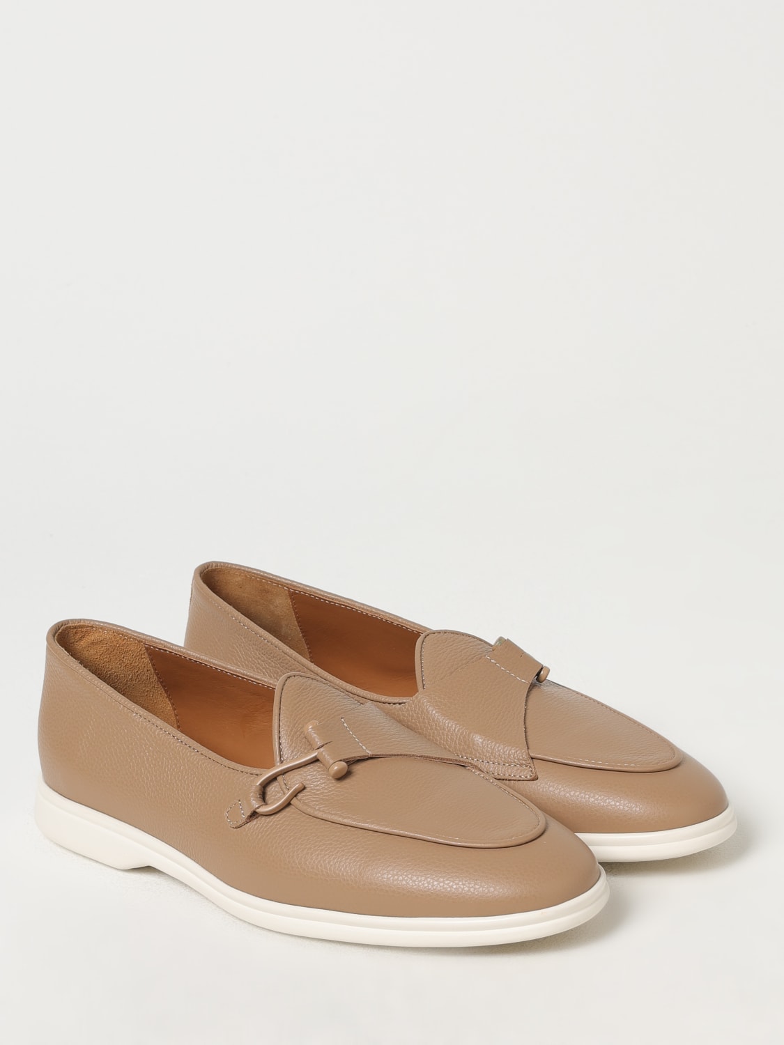 EDHEN MILANO MOCASSINI: Monk Strap Edhén Milano in pelle a grana , Beige - Img 2