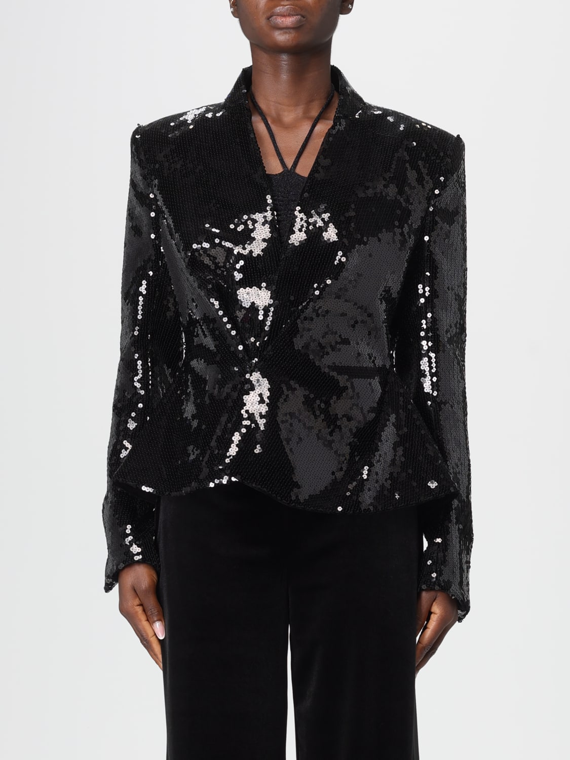 ALEXANDRE VAUTHIER JACKET: Blazer woman Alexandre Vauthier, Black - Img 1