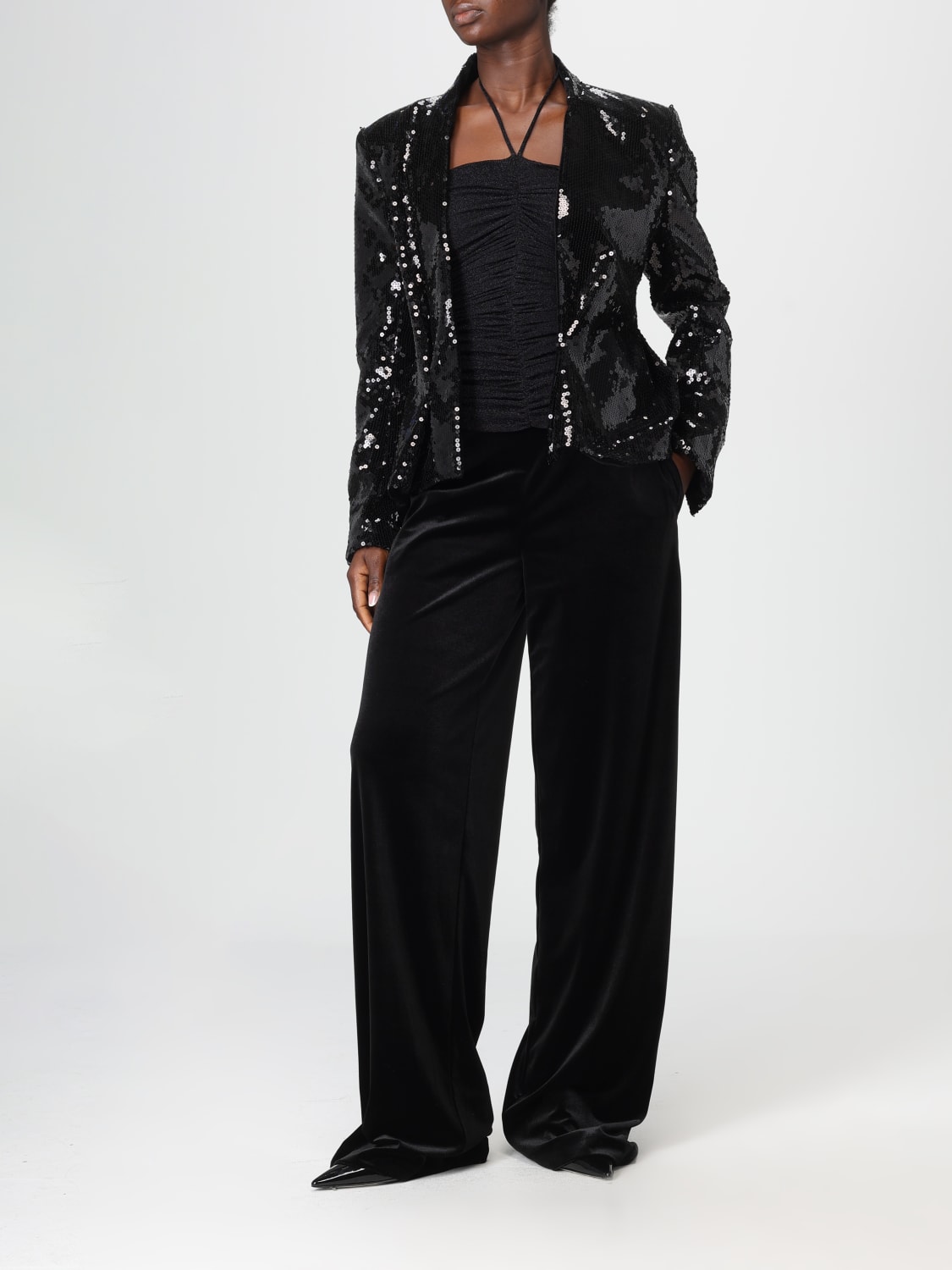 ALEXANDRE VAUTHIER JACKET: Blazer woman Alexandre Vauthier, Black - Img 2