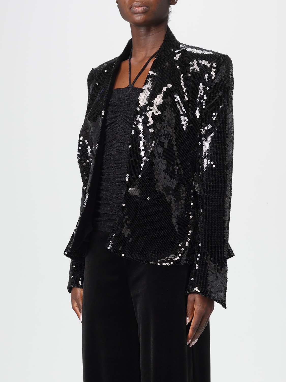 ALEXANDRE VAUTHIER JACKET: Blazer woman Alexandre Vauthier, Black - Img 4