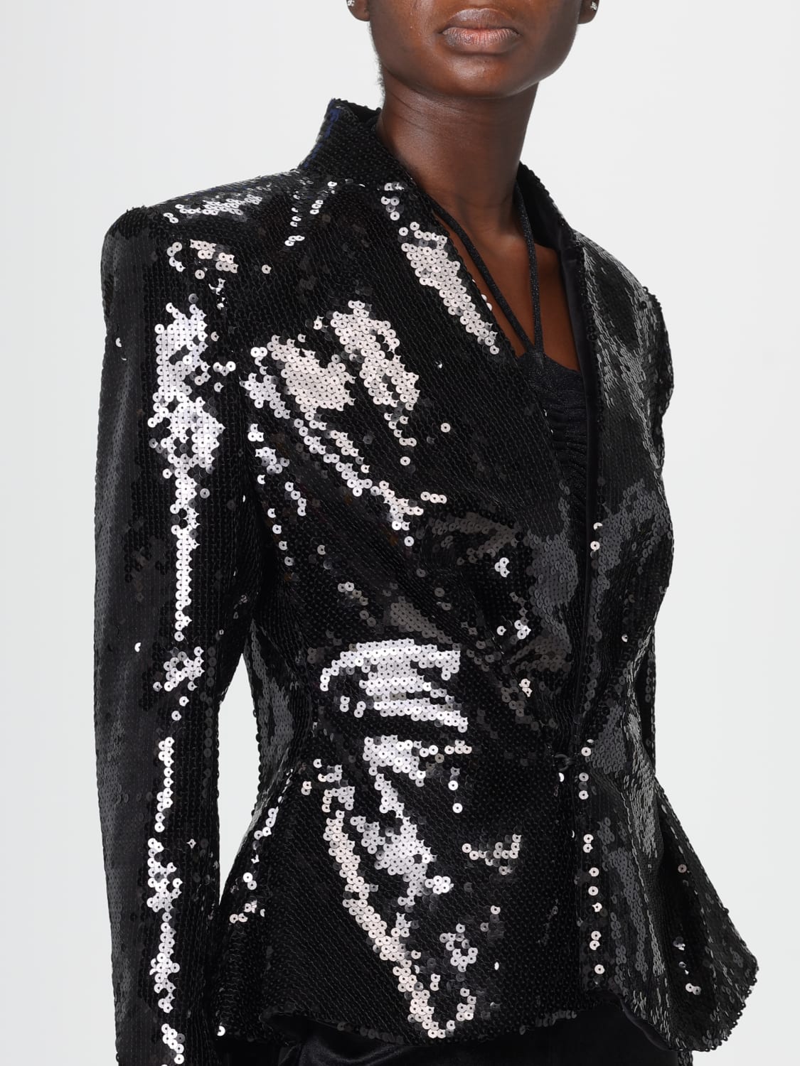 ALEXANDRE VAUTHIER JACKET: Blazer woman Alexandre Vauthier, Black - Img 5