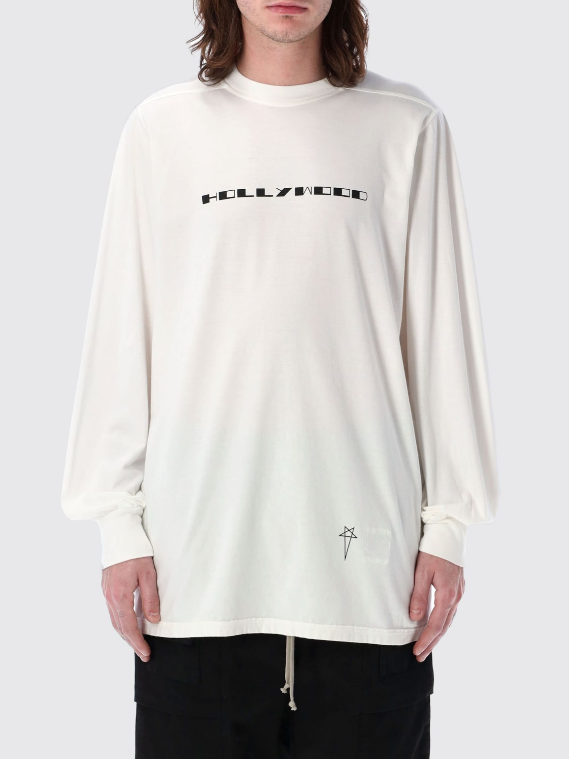 RICK OWENS DRKSHDW CAMISETA: Camiseta hombre Rick Owens Drkshdw, Blanco - Img 1