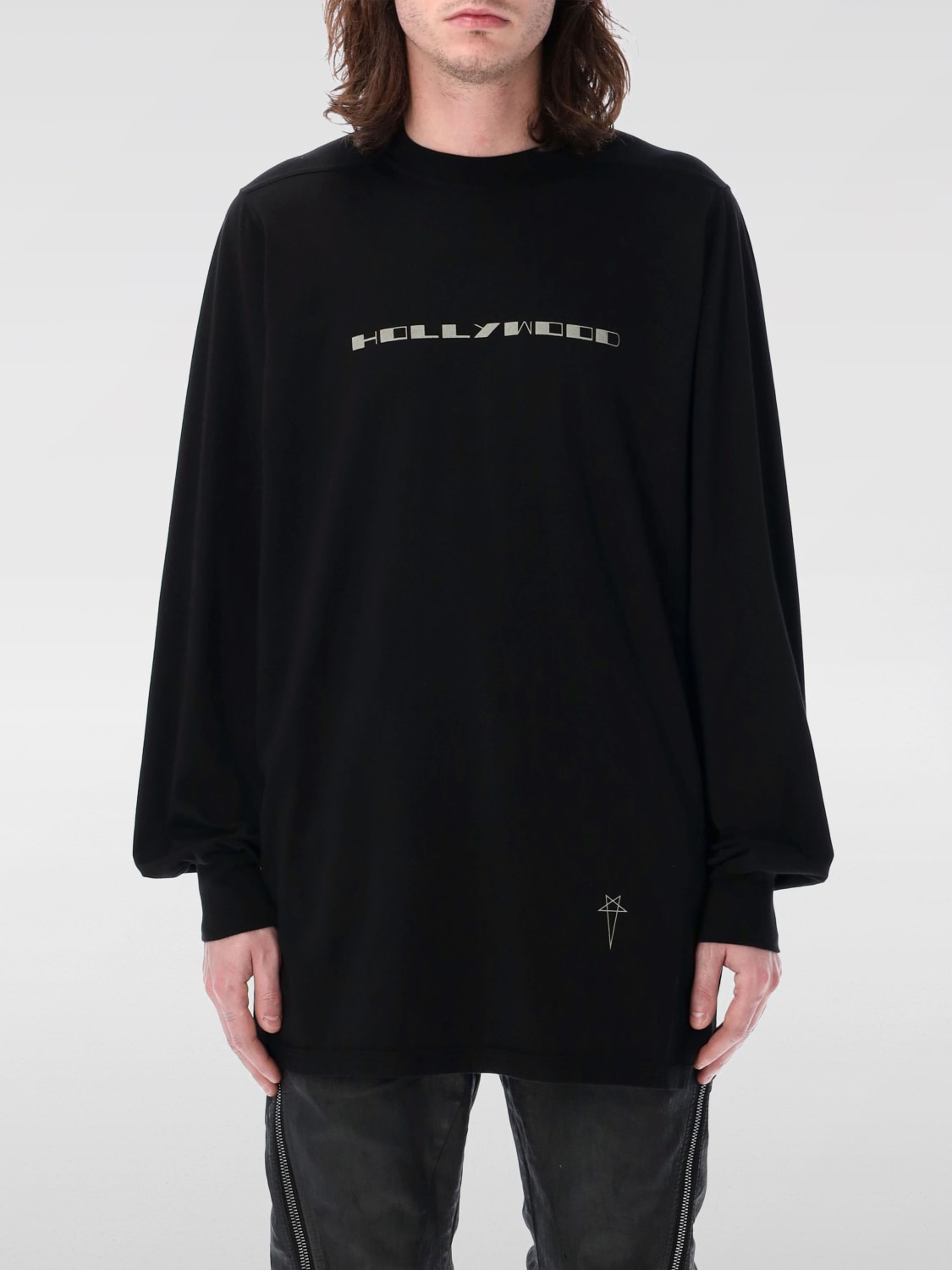 RICK OWENS DRKSHDW T-SHIRT: T-shirt herren Rick Owens Drkshdw, Schwarz - Img 1