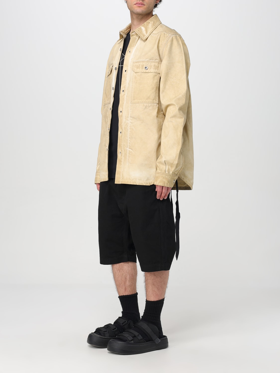 RICK OWENS DRKSHDW JACKET: Jacket men Rick Owens Drkshdw, Beige - Img 4