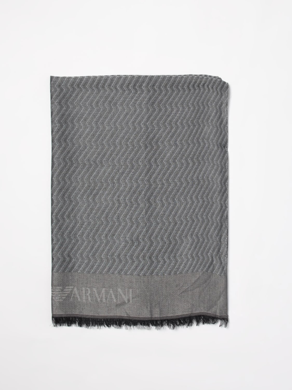 EMPORIO ARMANI SCARF: Scarf men Emporio Armani, Forest Green - Img 1