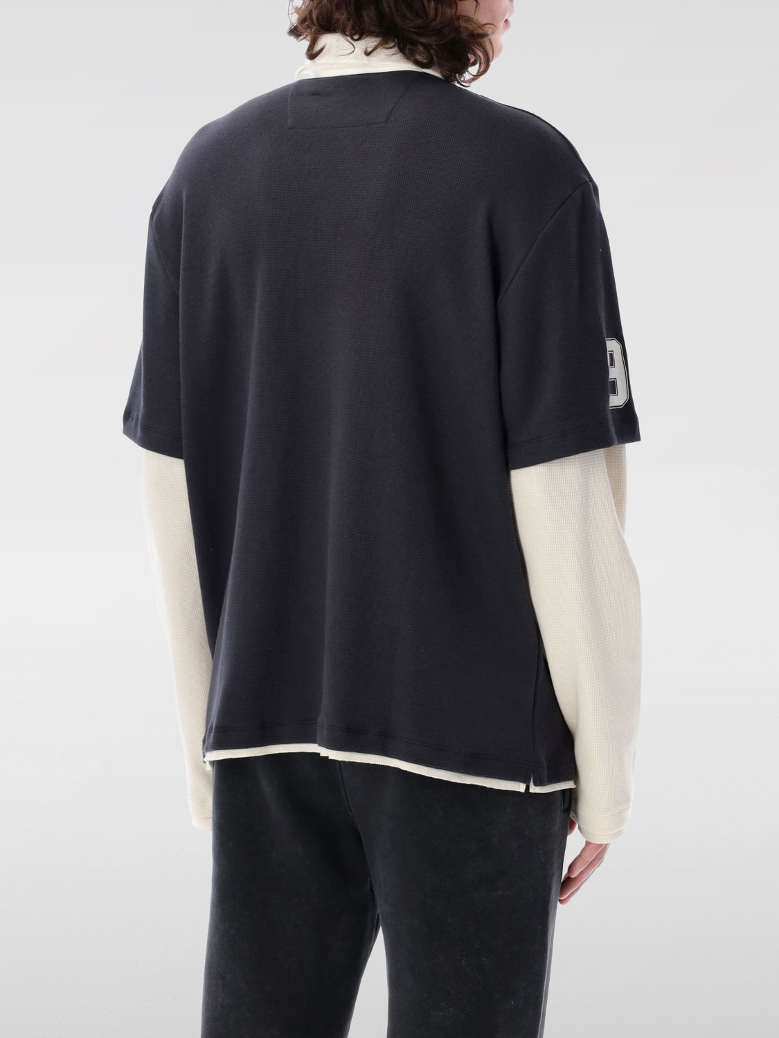 MISBHV T-SHIRT: Polo in cotone organico con slogan Misbhv, Nero - Img 2