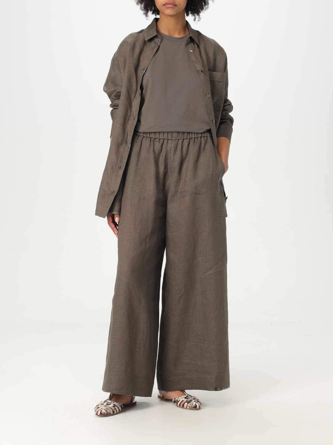パンツ MAX MARA Woman Pants Green 2516131018600 009 MM MAX MARA: Pants woman Max Mara - Green | Mm Max Mara