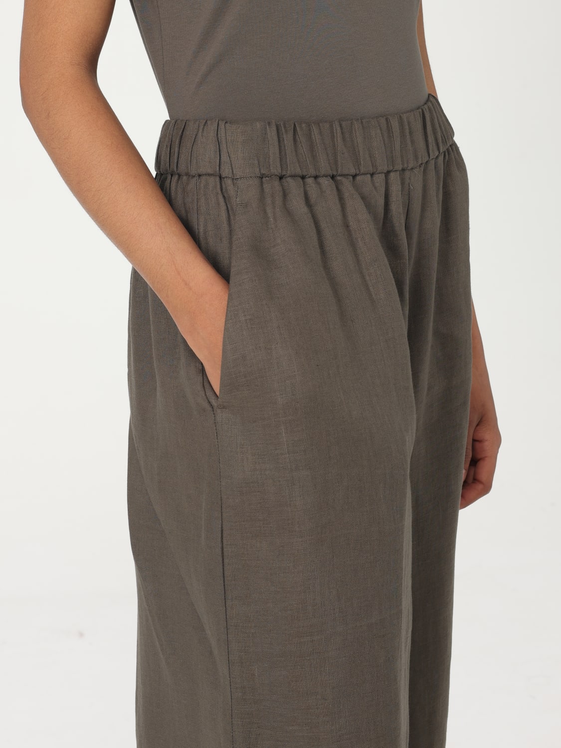 パンツ MAX MARA Woman Pants Green 2516131018600 009 MM MAX MARA: Pants woman Max Mara - Green | Mm Max Mara