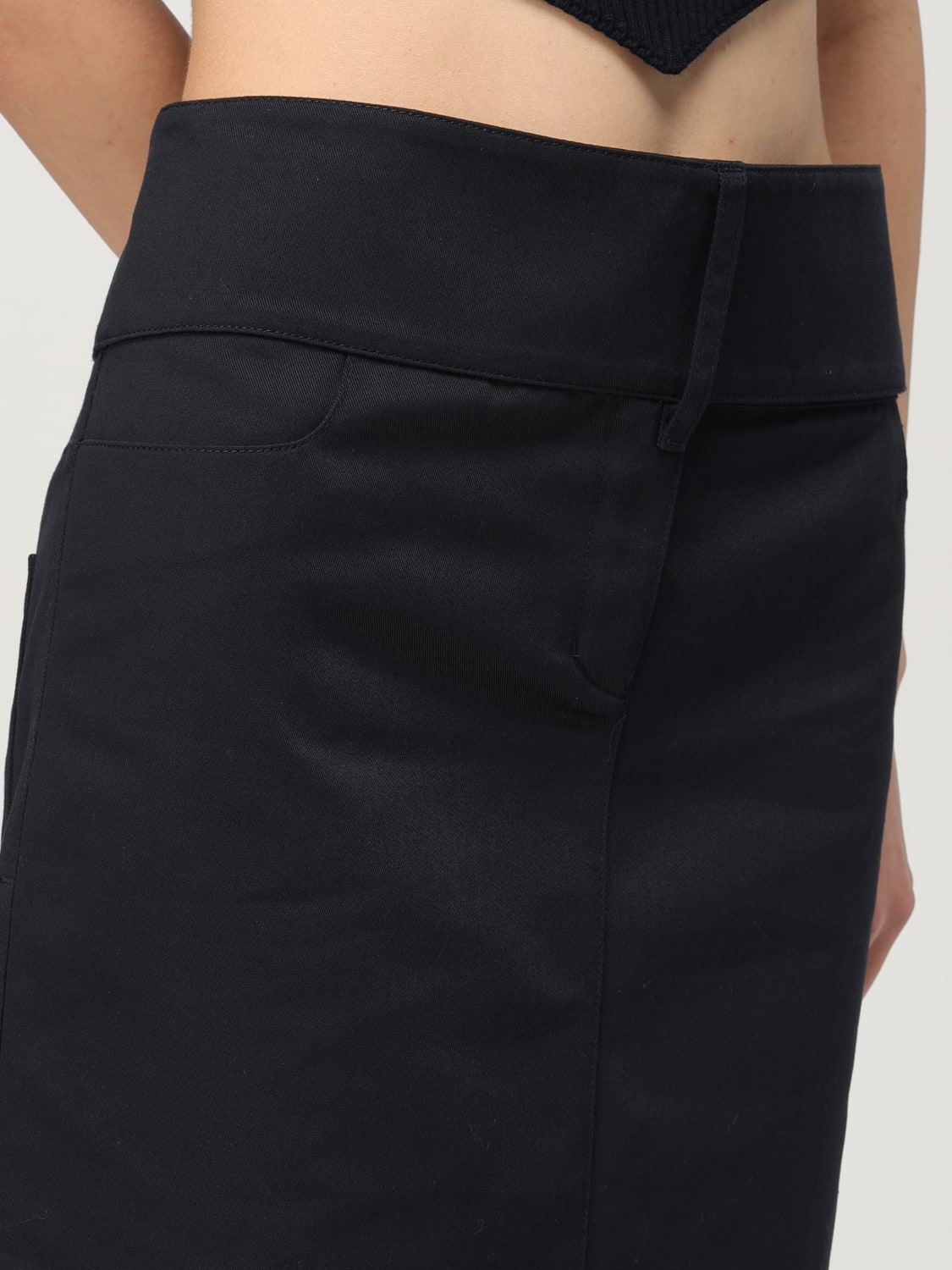 スカート COURREGES Woman Skirt Navy 125CJU217PL0178 7075 COURRÈGES: Skirt woman - Navy | Courrèges skirt