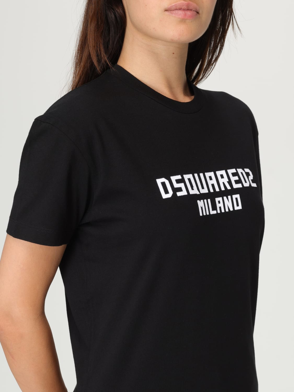 DSQUARED2 T-SHIRT: T-shirt woman Dsquared2, Black - Img 4