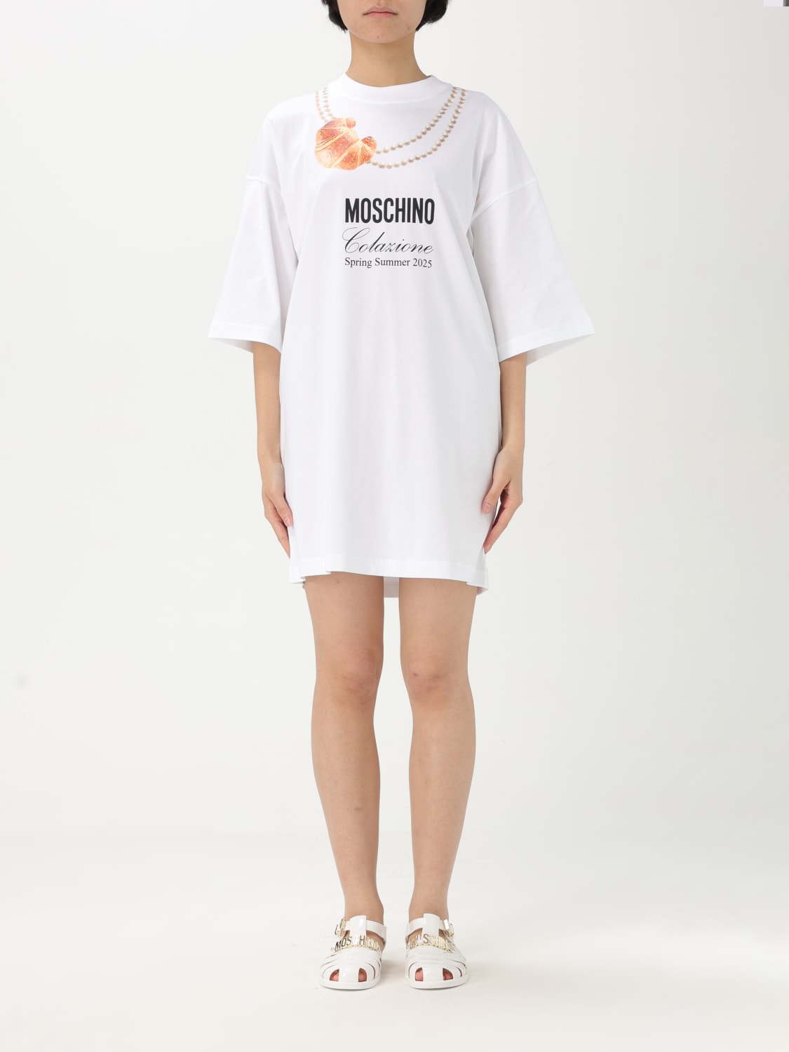 MOSCHINO COUTURE: Dress woman - White | Moschino Couture