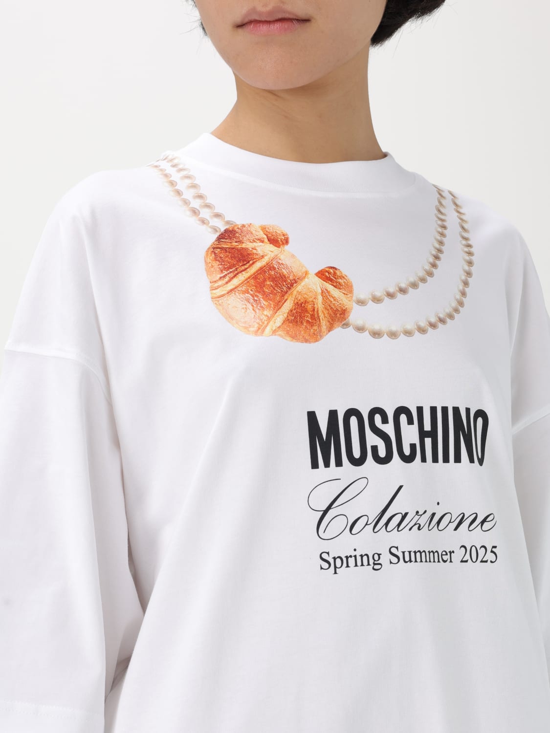 ワンピース MOSCHINO COUTURE Woman Dress White 04380541 1001 MOSCHINO COUTURE: Dress woman - White | Moschino Couture