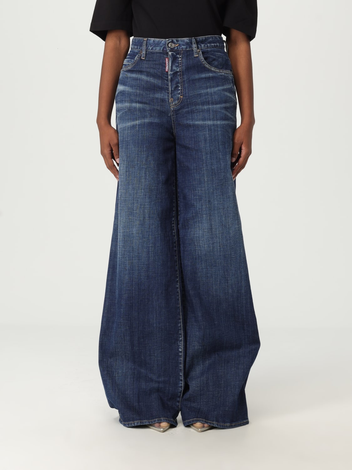 パンツ DSQUARED2 Woman Pants Denim S75LB1042S30342 470 DSQUARED2: Pants woman - Denim | Dsquared2 jeans