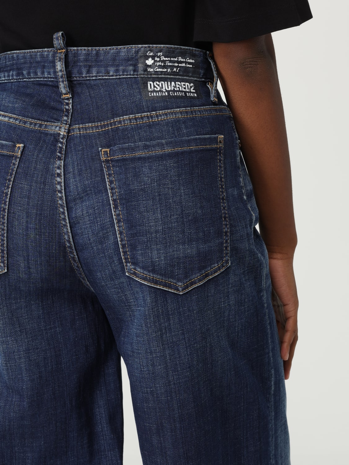 パンツ DSQUARED2 Woman Pants Denim S75LB1042S30342 470 DSQUARED2: Pants woman - Denim | Dsquared2 jeans