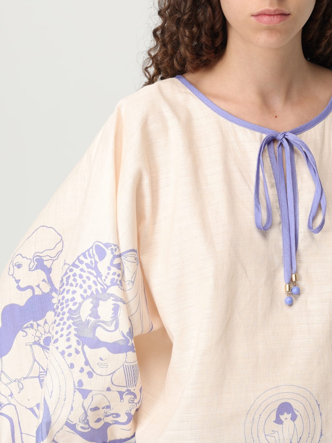 ワンピース ZIMMERMANN Woman Dress Multicolor 2478DRS254 CRMBLUPOS Thumbs_P25---ZIMMERMANN---