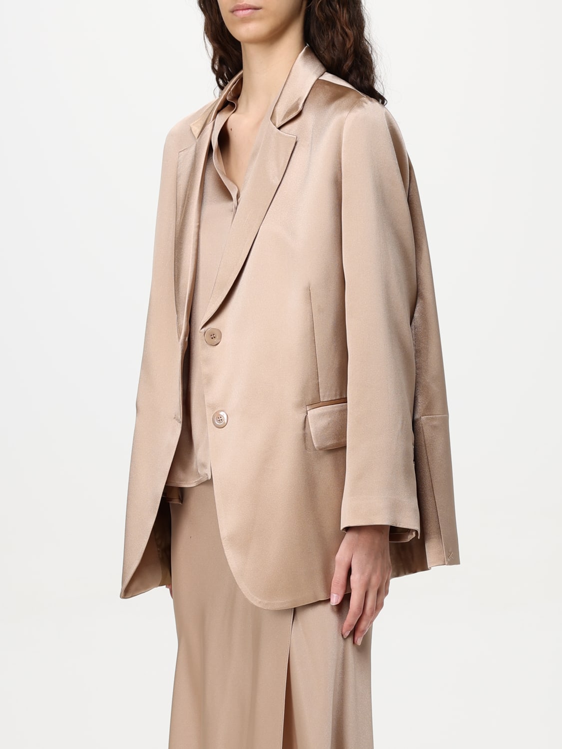 スーツ SEMI COUTURE Women Suit Jackets Y5SM06V560 Beige SEMICOUTURE: Jacket woman - Beige | Semicouture blazer