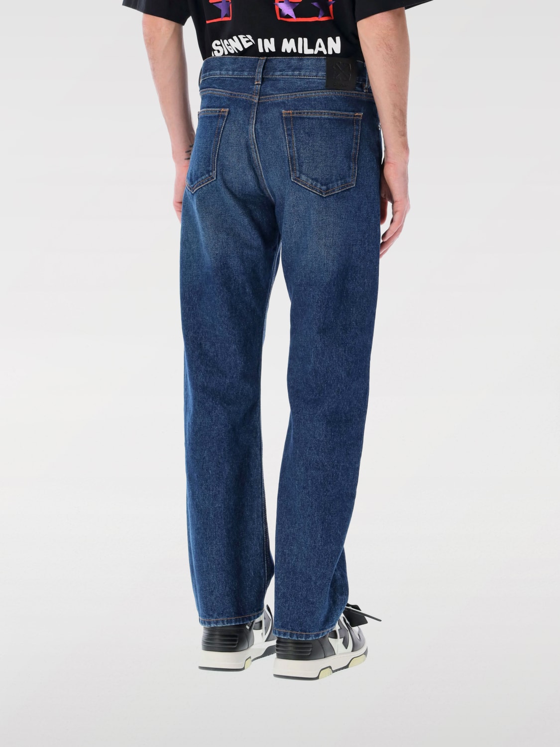 OFF-WHITE JEANS: Jeans men Off-white, Blue - Img 2