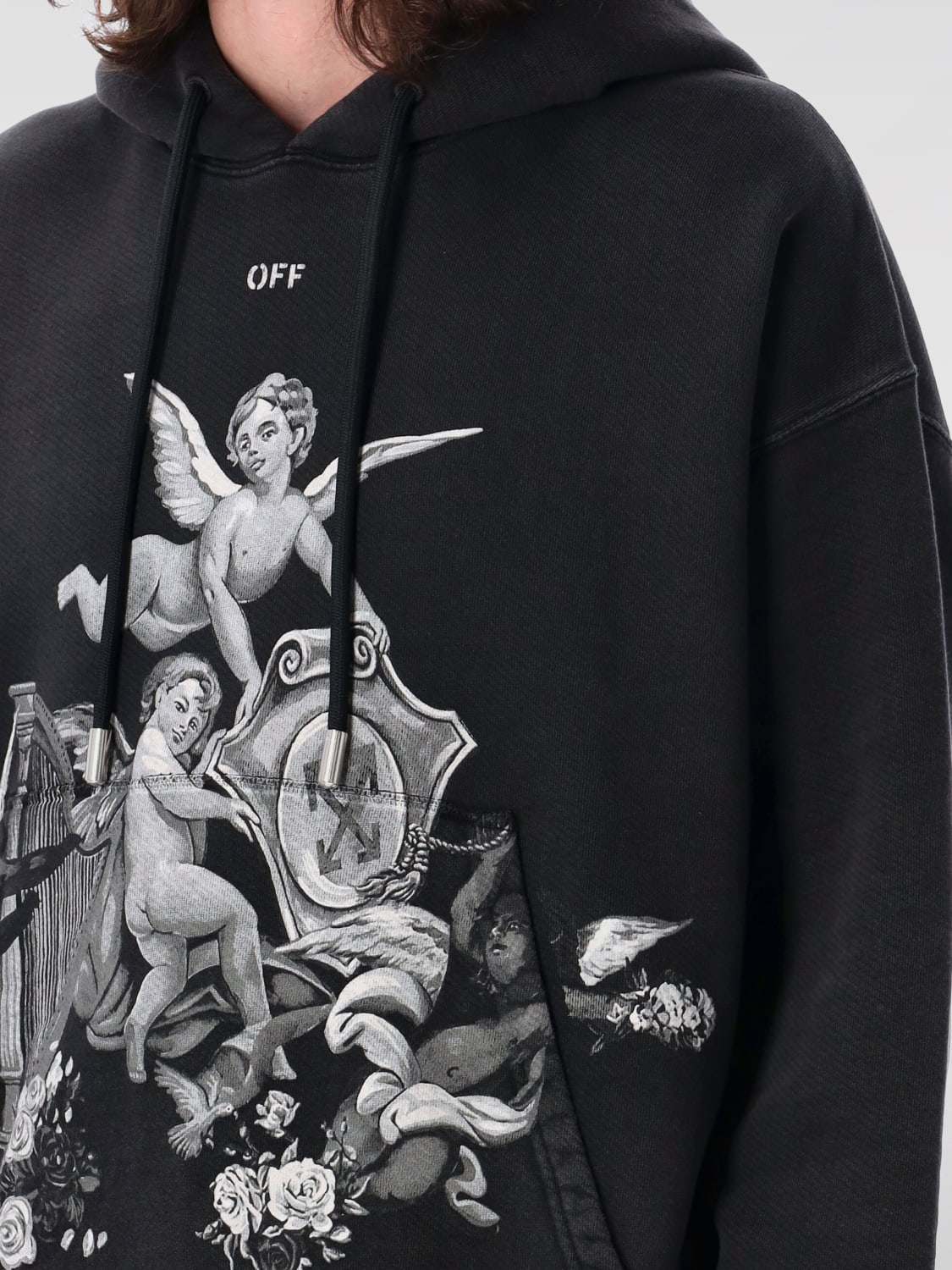 OFF-WHITE：スウェットシャツ メンズ - ブラック | GIGLIO.COM