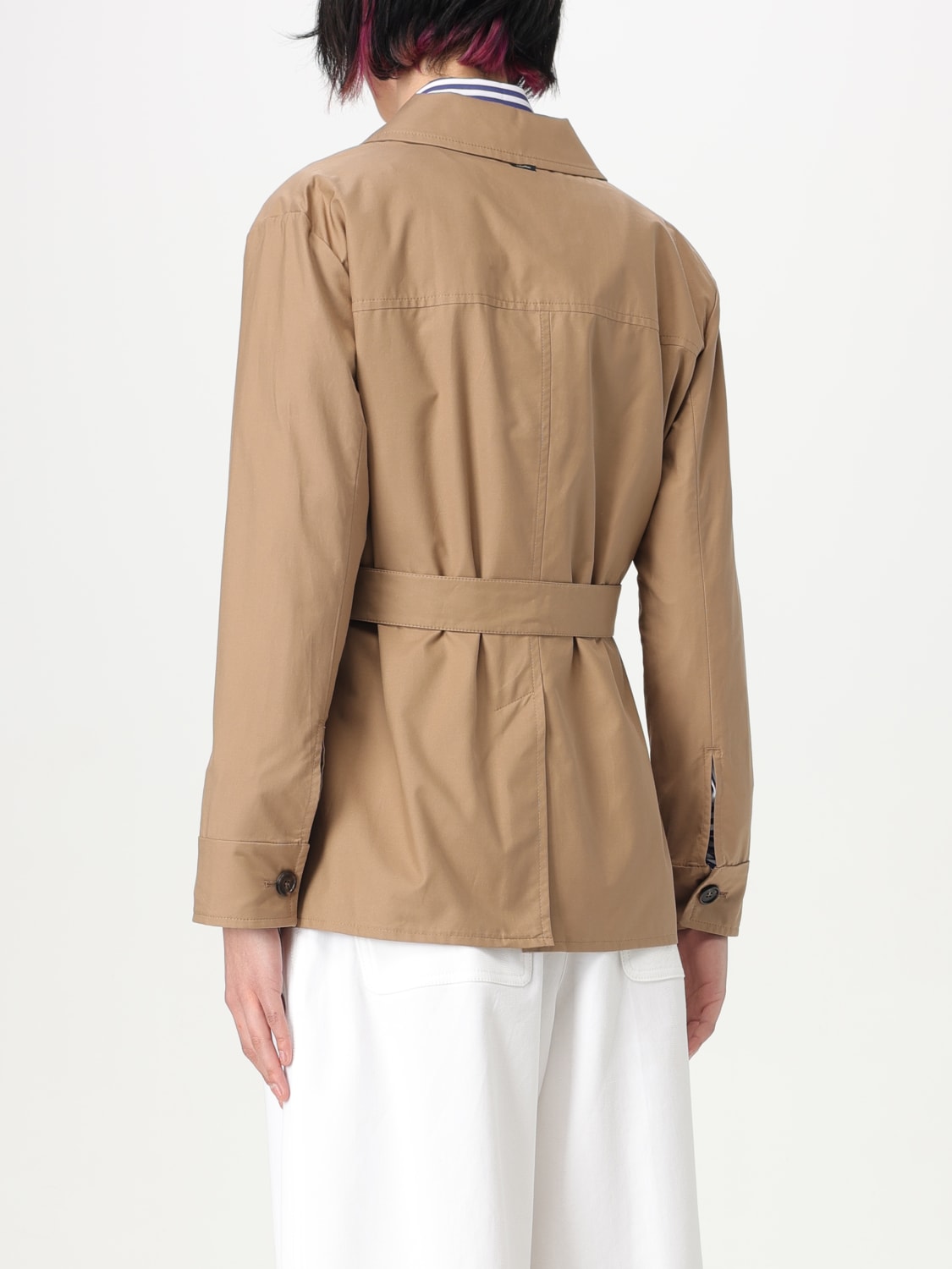 ジャケット 'S Max Mara Woman Jacket Camel 2519041143600 004 S MAX MARA: cotton trench coat - Camel | 'S Max Mara jacket