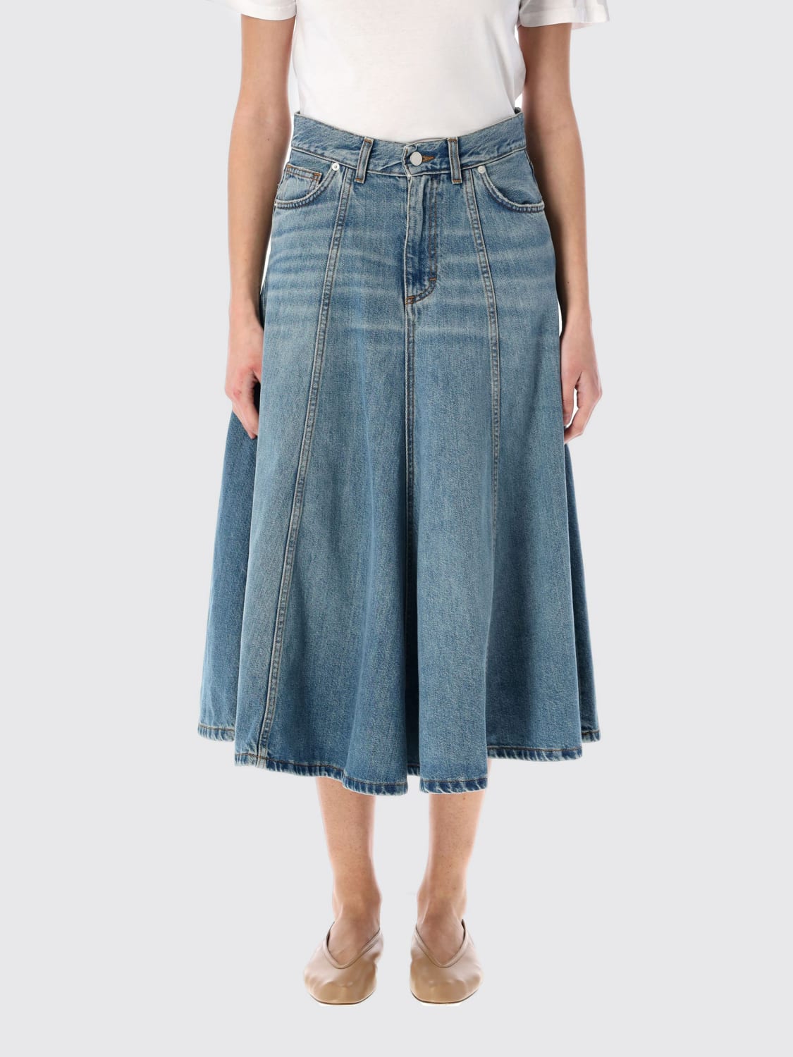 スカート HAIKURE SKIRT (HEW08091DF144) HAIKURE: Skirt woman - Blue | Haikure skirt HEW08091DF144