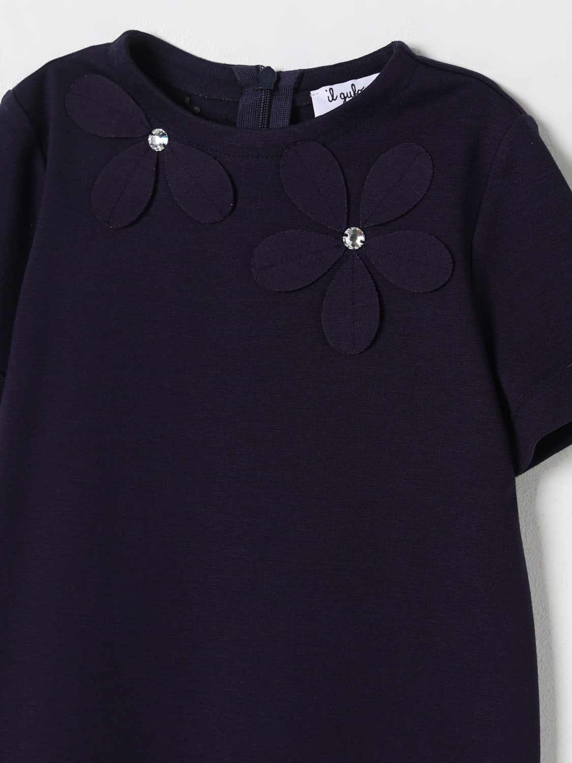 IL GUFO VESTIDO: Vestido niños Il Gufo, Azul Oscuro - Img 3