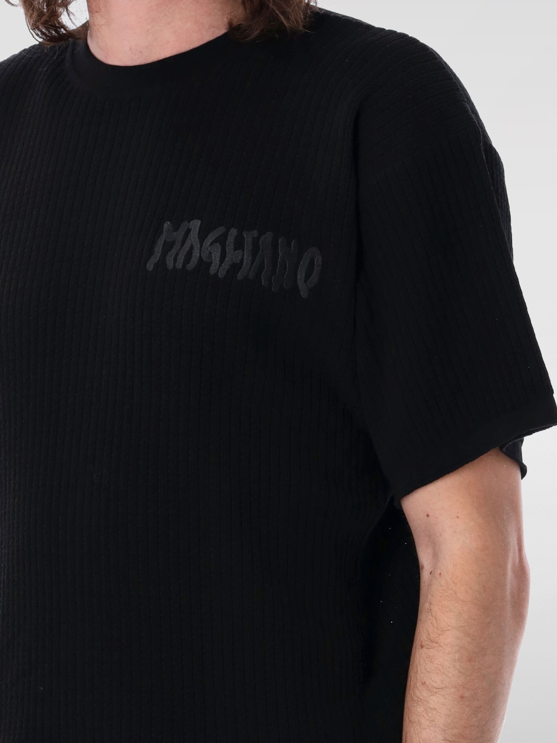 Tシャツ・カットソー MAGLIANO Men T Shirts T58306280LU80 09 BLACK MAGLIANO: T-shirt men - Black | Magliano t-shirt