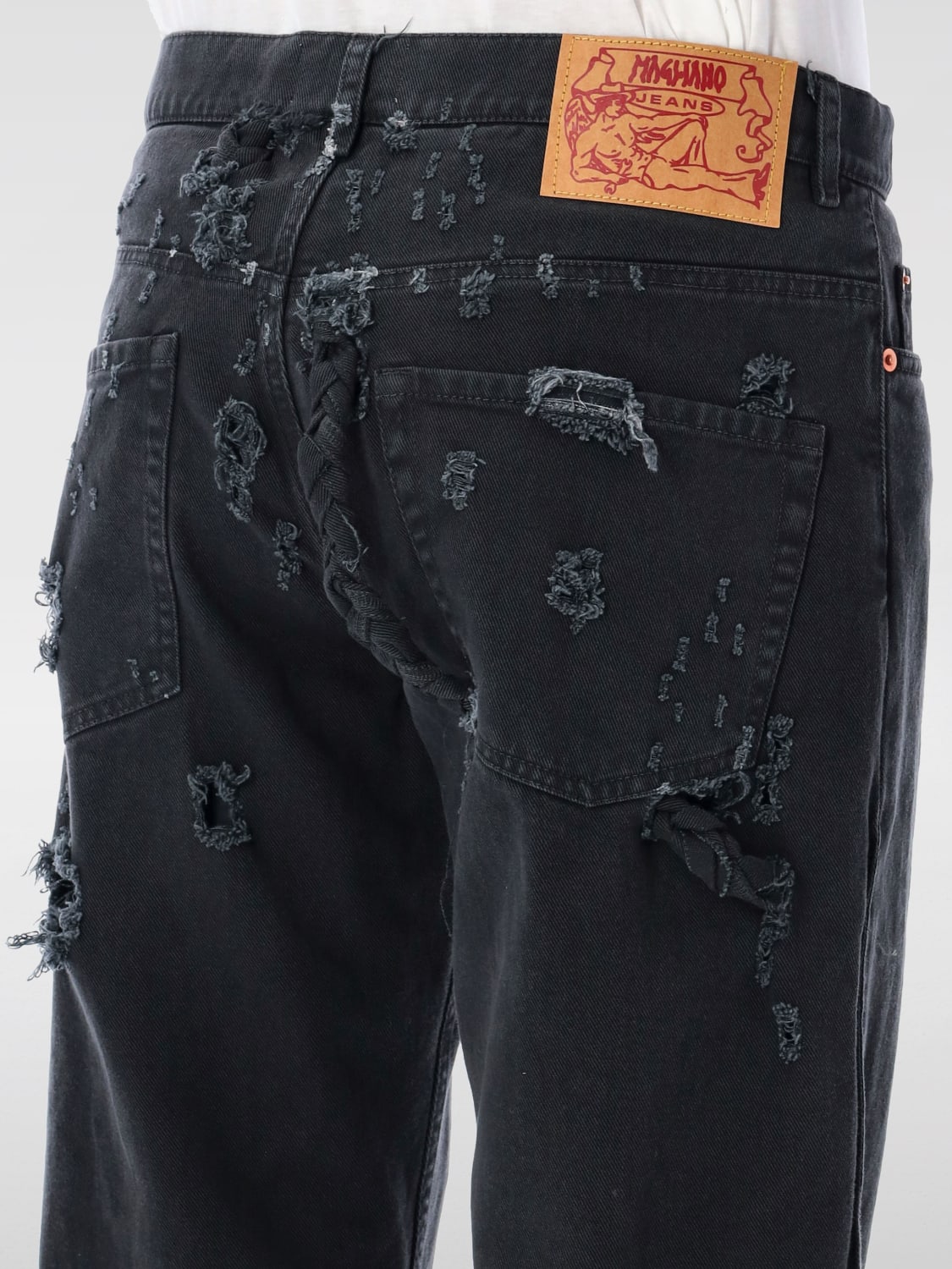MAGLIANO JEANS: Jeans Magliano in denim , Nero - Img 3