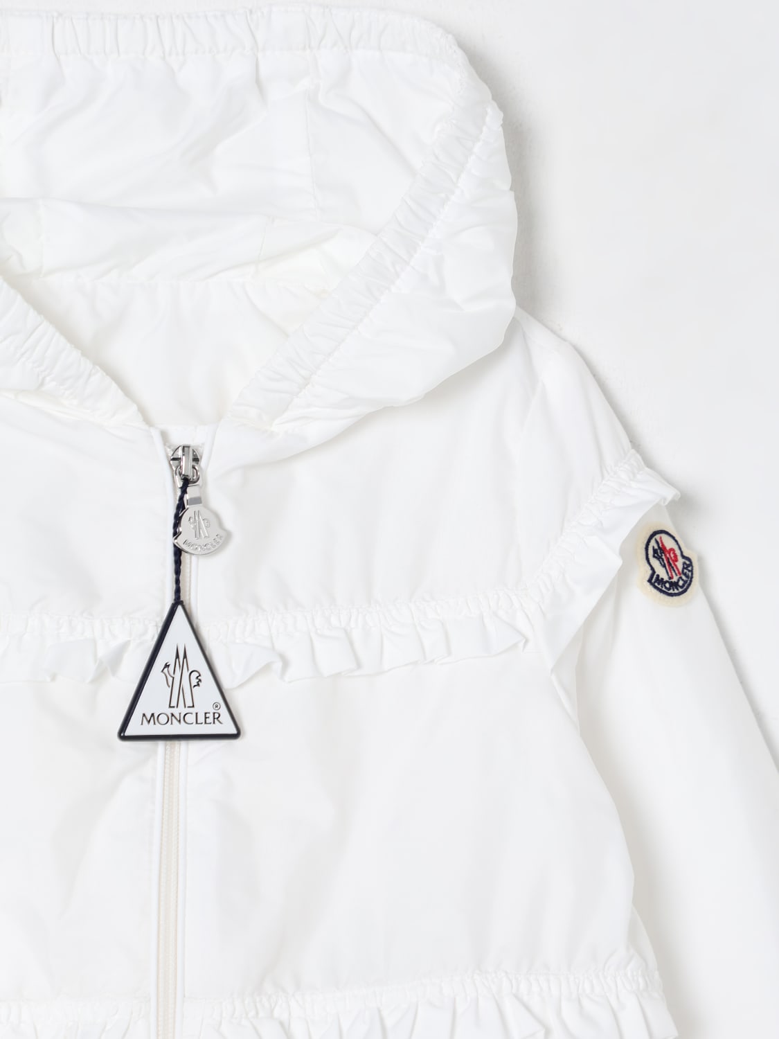 MONCLER JACKET: Coats kids Moncler, White - Img 3