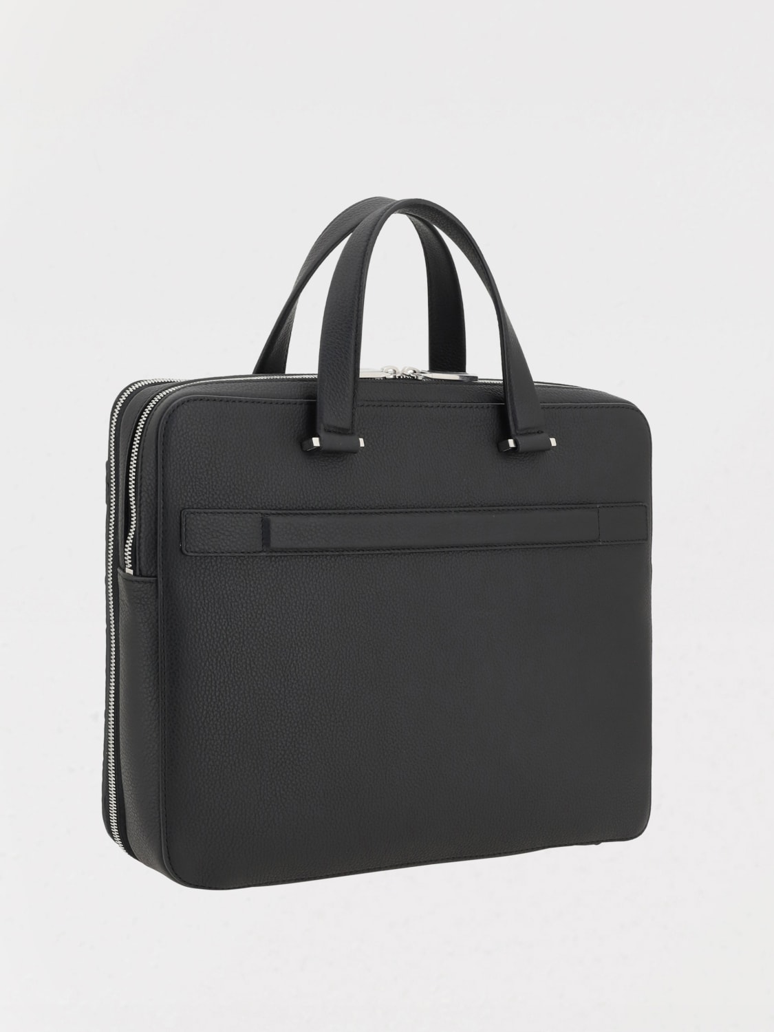 FERRAGAMO: men's business bag - Black | Ferragamo bags