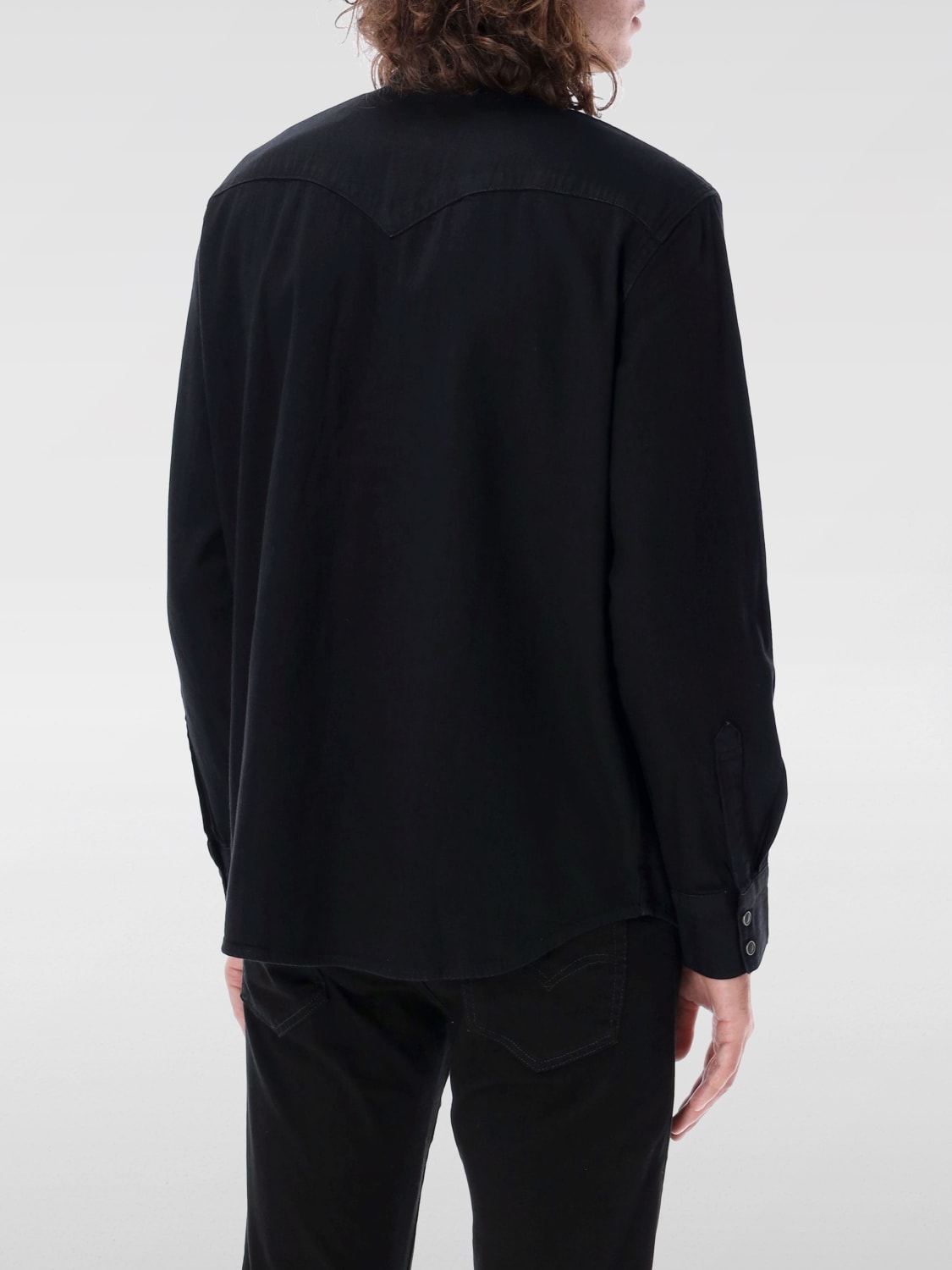 LEVI'S SHIRT: Levi's classic cotton shirt, Black - Img 2