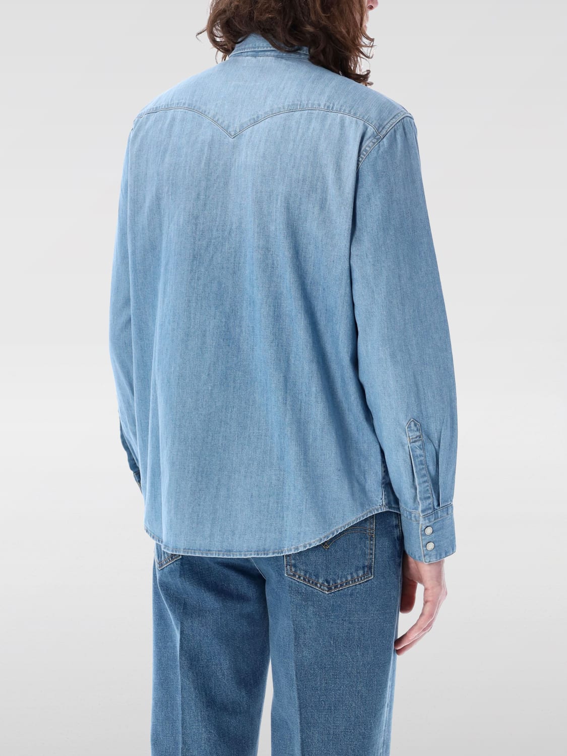 LEVI'S SHIRT: Levi's classic cotton shirt, Blue - Img 2