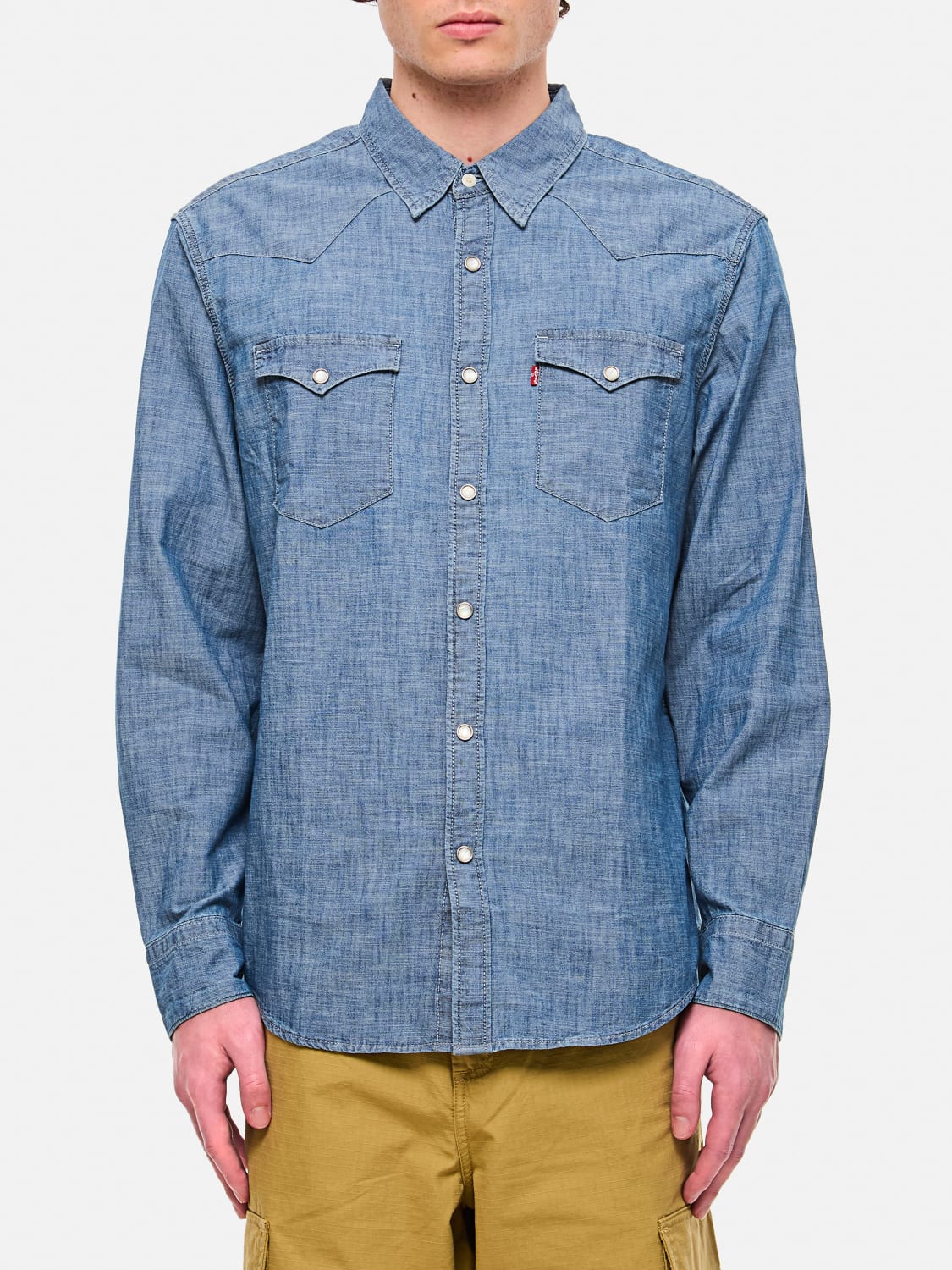 LEVI'S SHIRT: Levi's classic cotton shirt, Blue 2 - Img 1