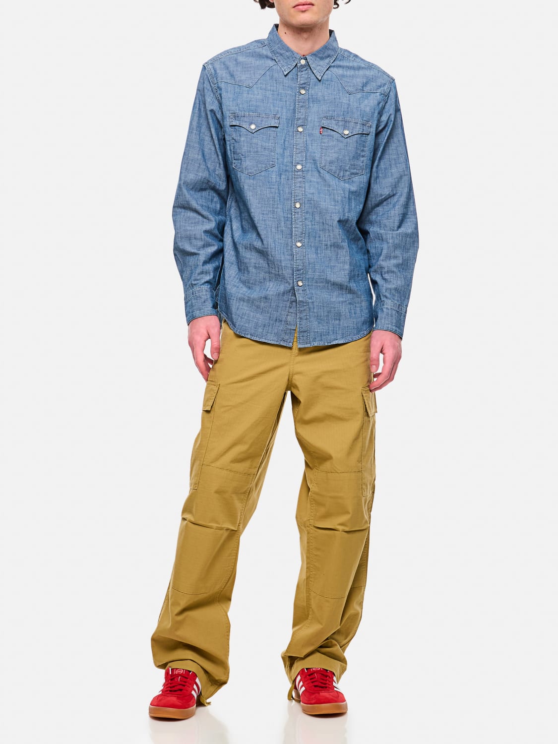 LEVI'S SHIRT: Levi's classic cotton shirt, Blue 2 - Img 2
