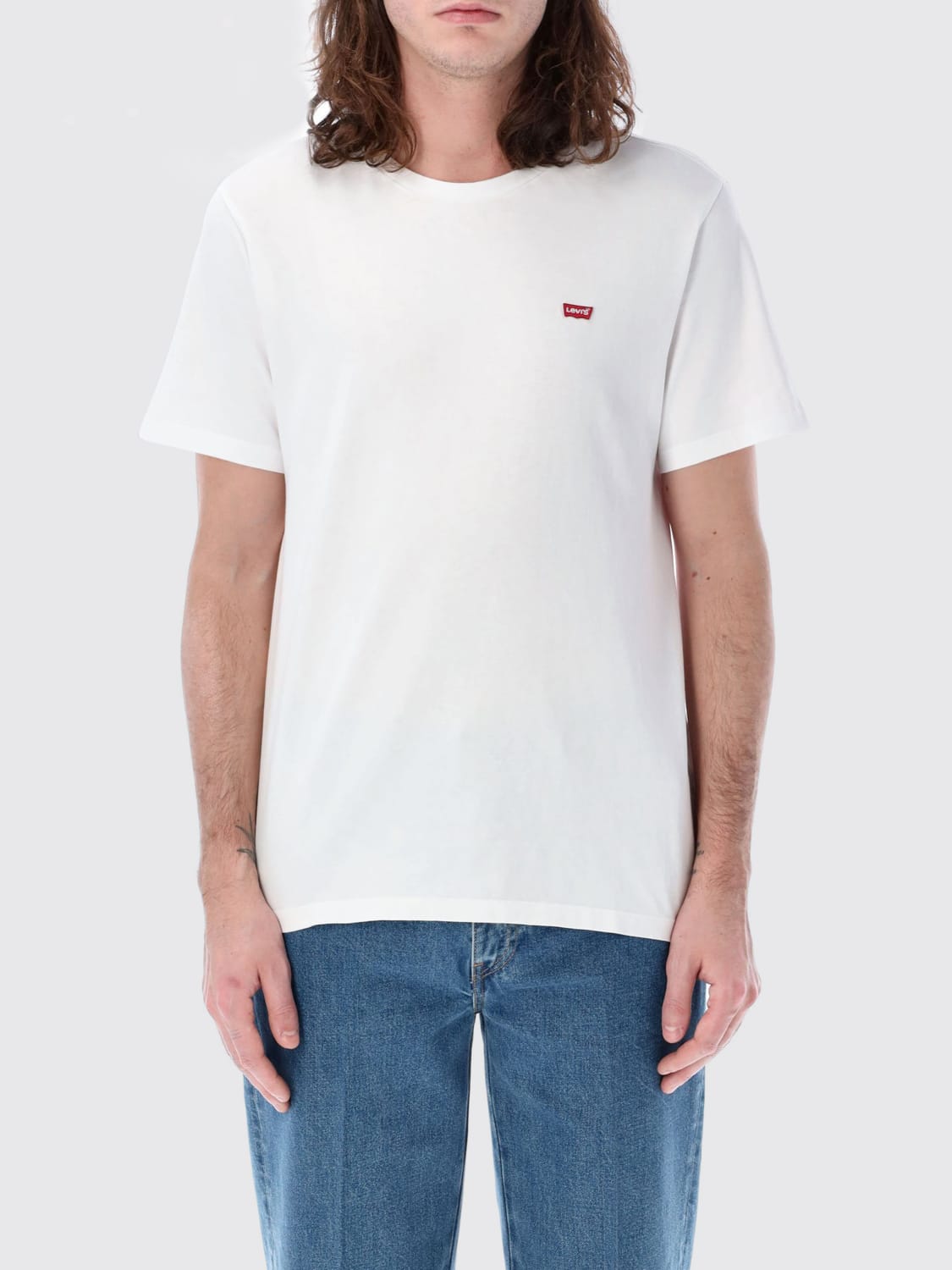 Tシャツ・カットソー LEVI'S Men T-shirt White 56605 0000 The Original Tee - Levi's Jeans, Jackets & Clothing