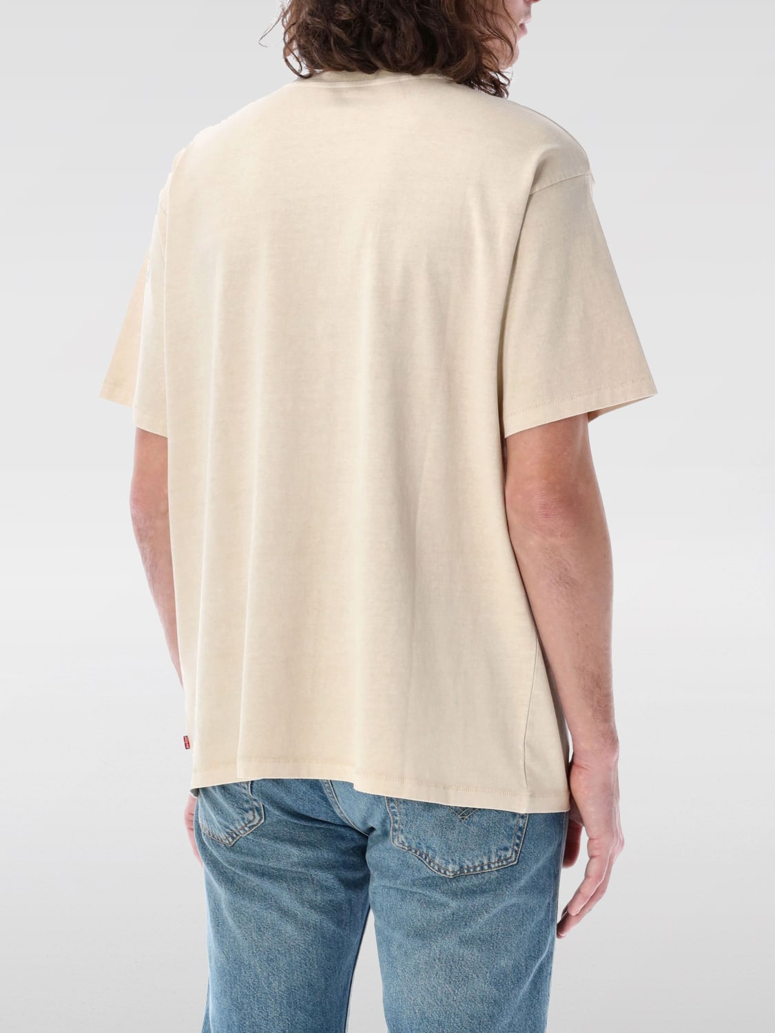 LEVI'S T-SHIRT: T-shirt men Levi's, Beige - Img 2
