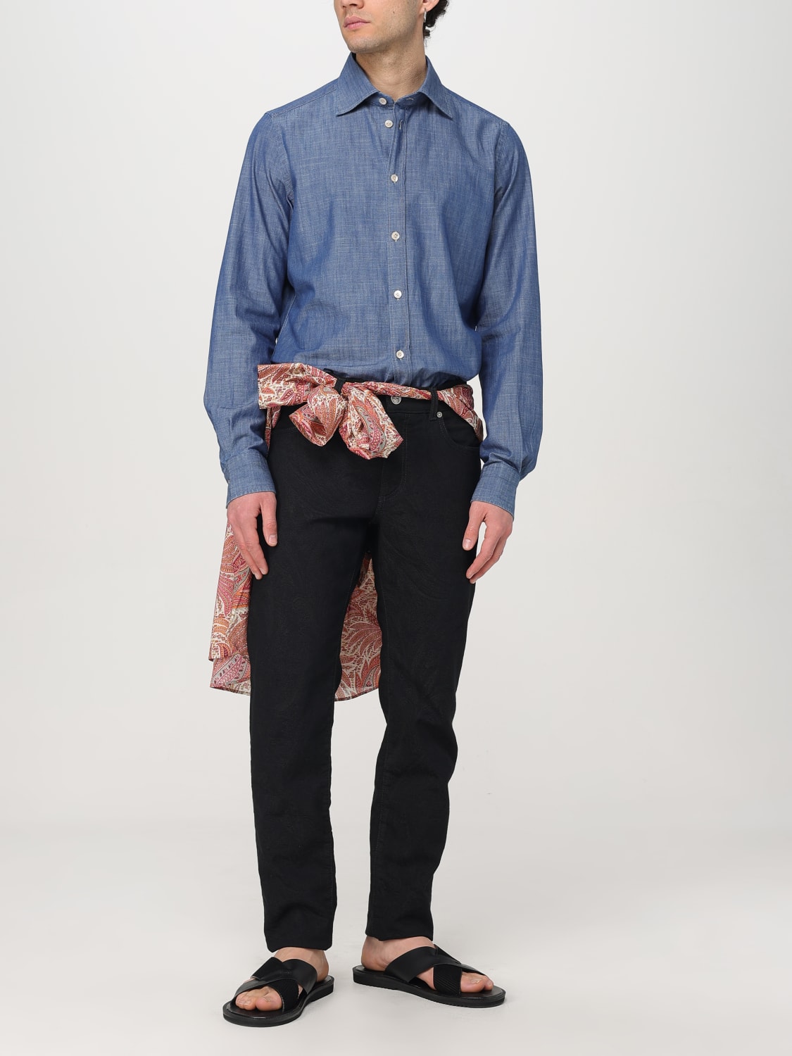 ETRO JEANS: Jeans men Etro, Black - Img 2