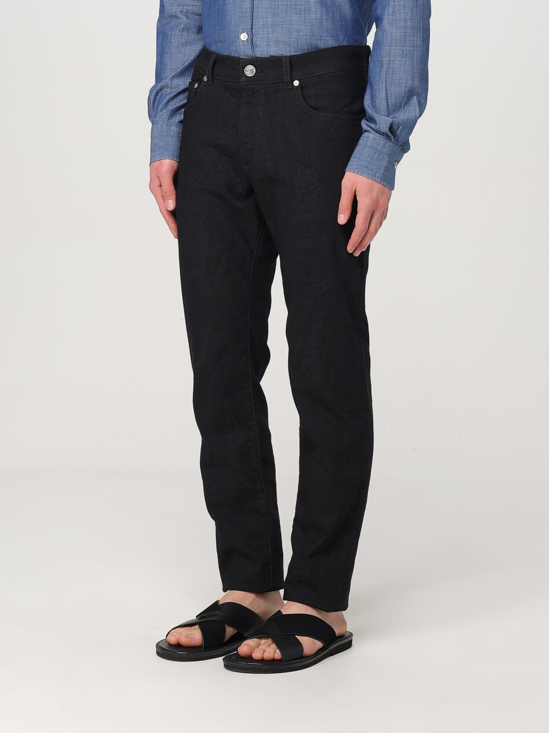 ETRO JEANS: Jeans men Etro, Black - Img 4