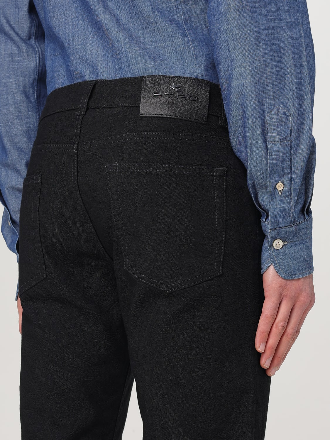 ETRO JEANS: Jeans men Etro, Black - Img 5