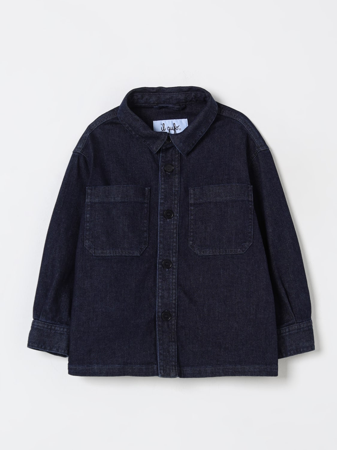 IL GUFO JACKET: Jacket kids Il Gufo, Blue - Img 1