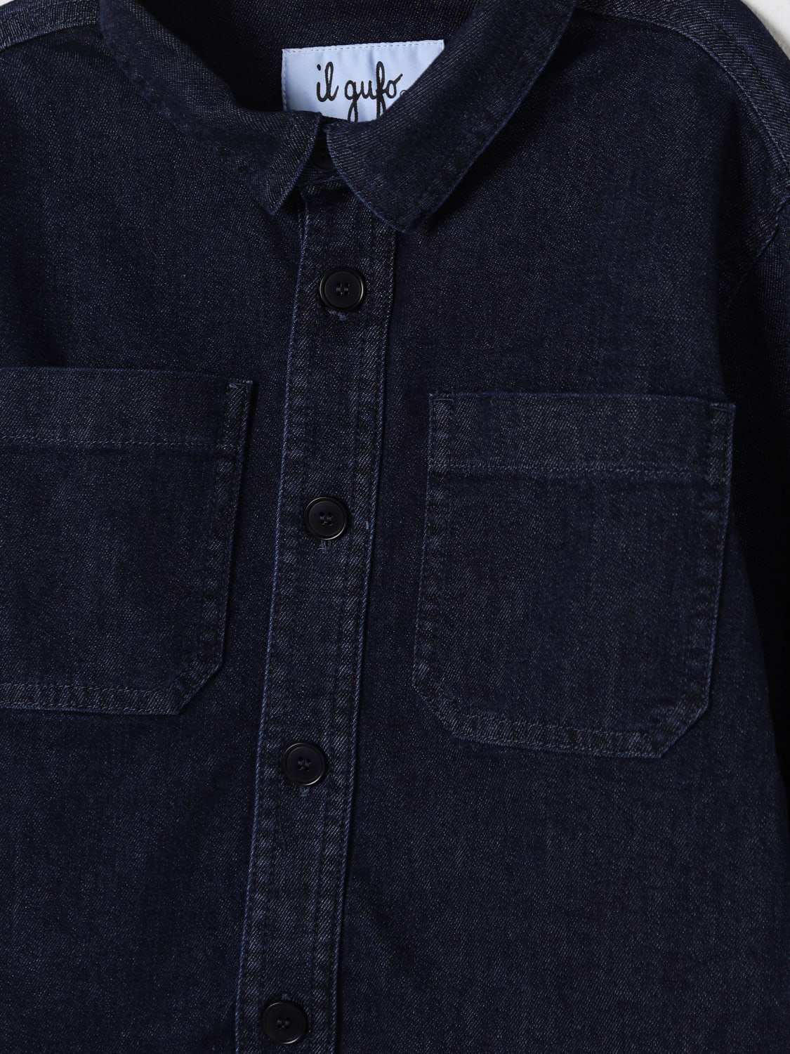 IL GUFO JACKET: Jacket kids Il Gufo, Blue - Img 3