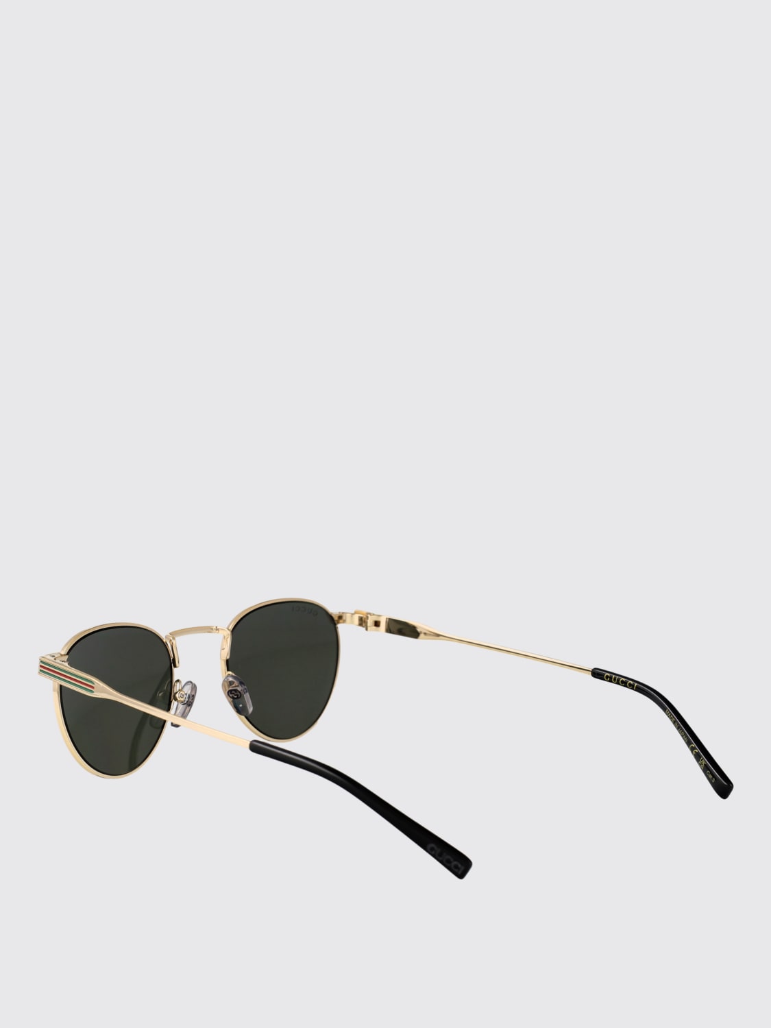 GUCCI SUNGLASSES: Sunglasses men Gucci, Gold - Img 3