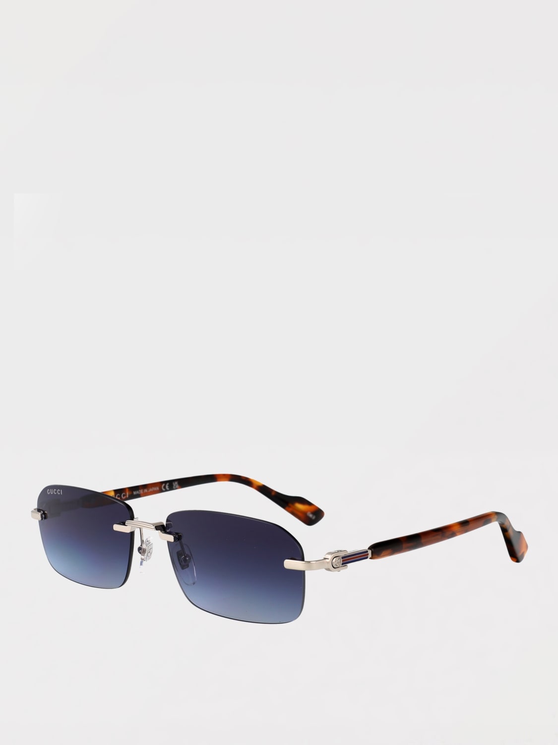 GUCCI SUNGLASSES: Sunglasses men Gucci, Grey - Img 1