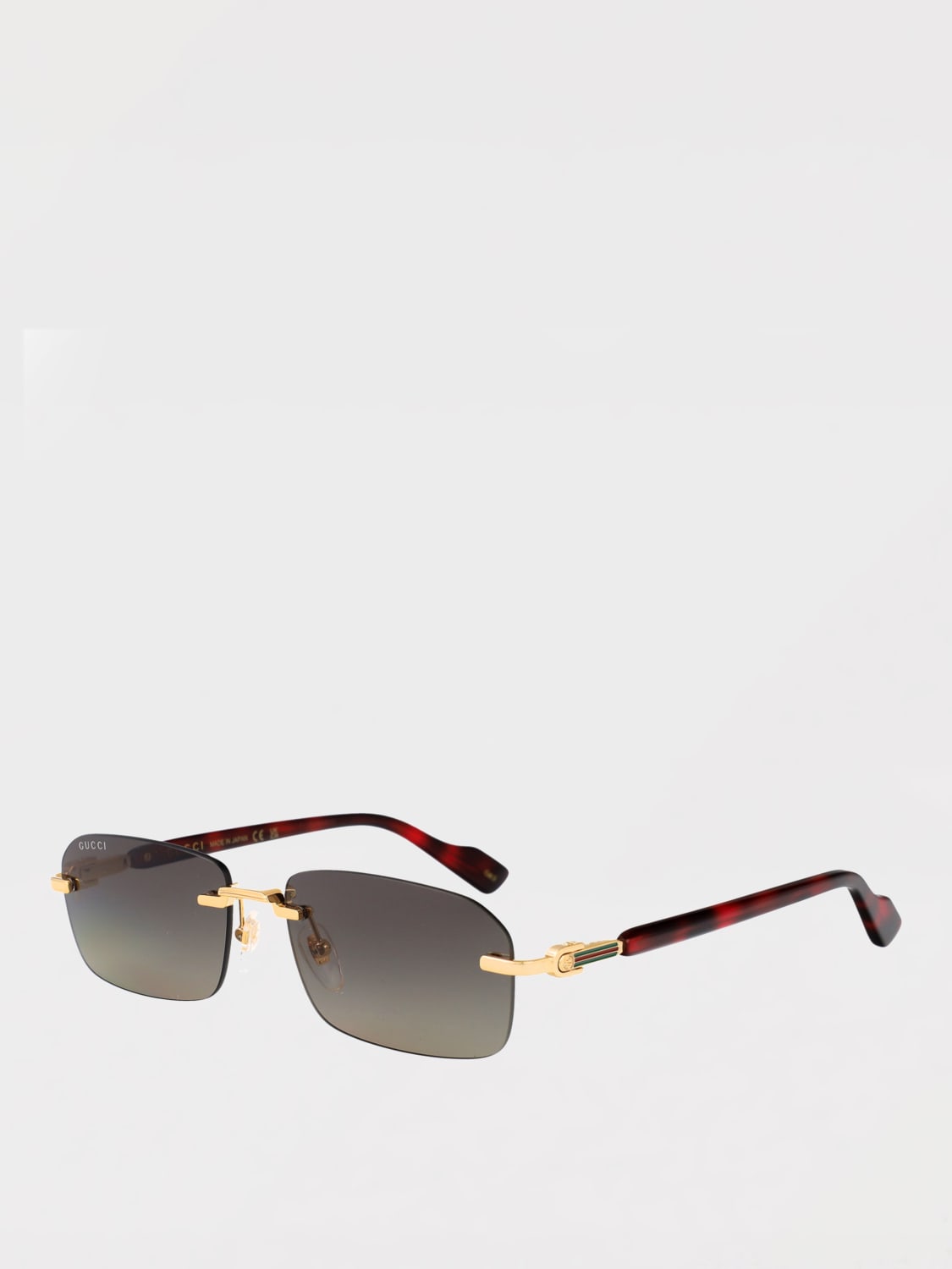 GUCCI SUNGLASSES: Sunglasses men Gucci, Gold - Img 1