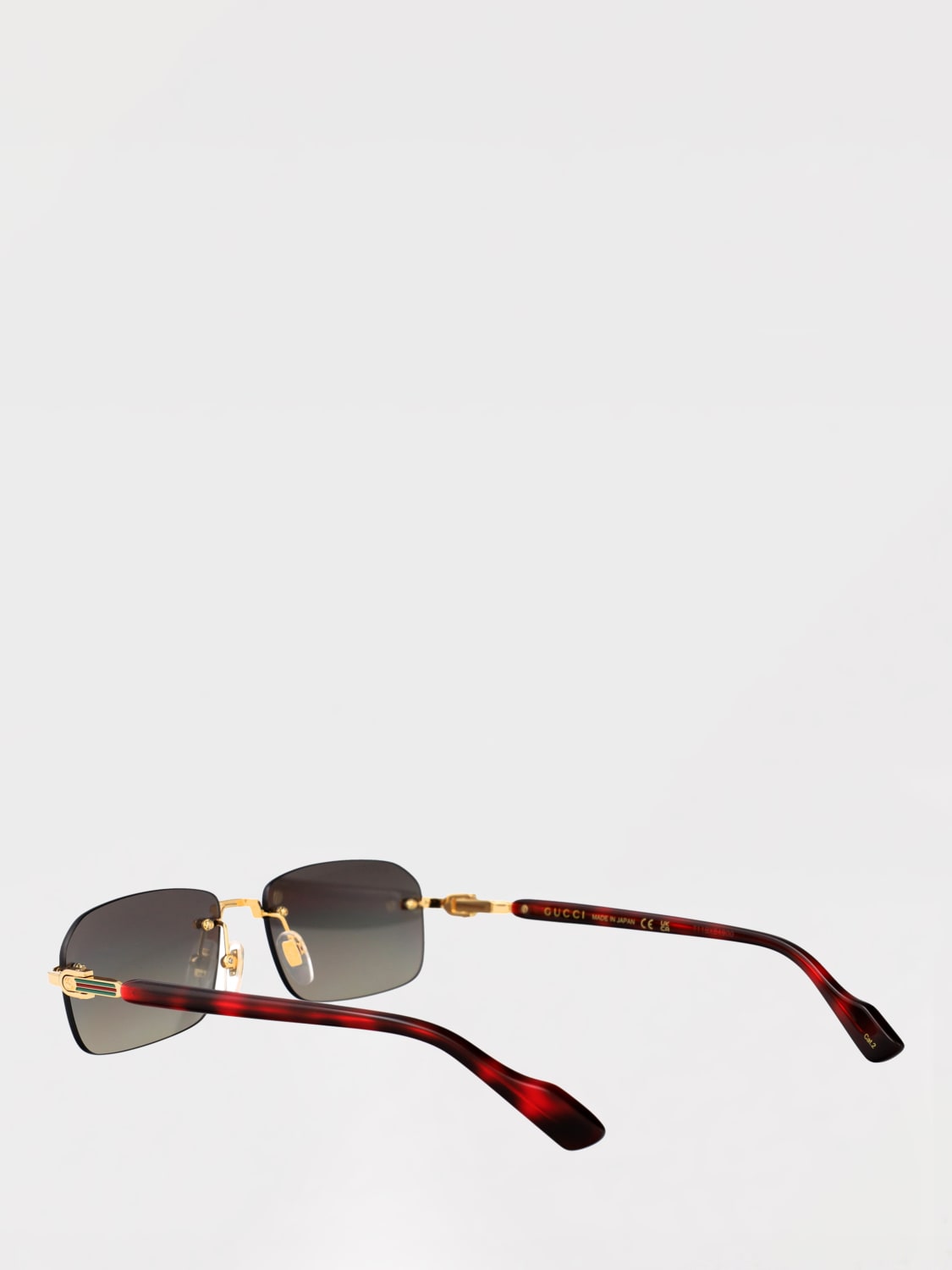 GUCCI SUNGLASSES: Sunglasses men Gucci, Gold - Img 3