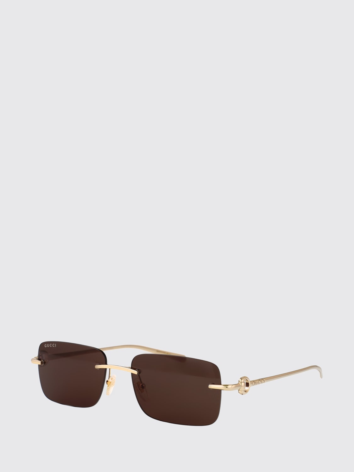 GUCCI SUNGLASSES: Sunglasses men Gucci, Gold - Img 1