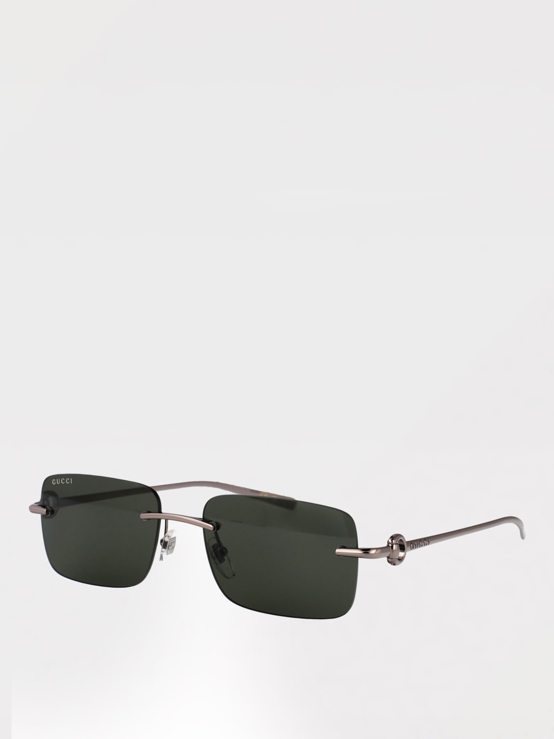 GUCCI SUNGLASSES: Sunglasses men Gucci, Silver - Img 1