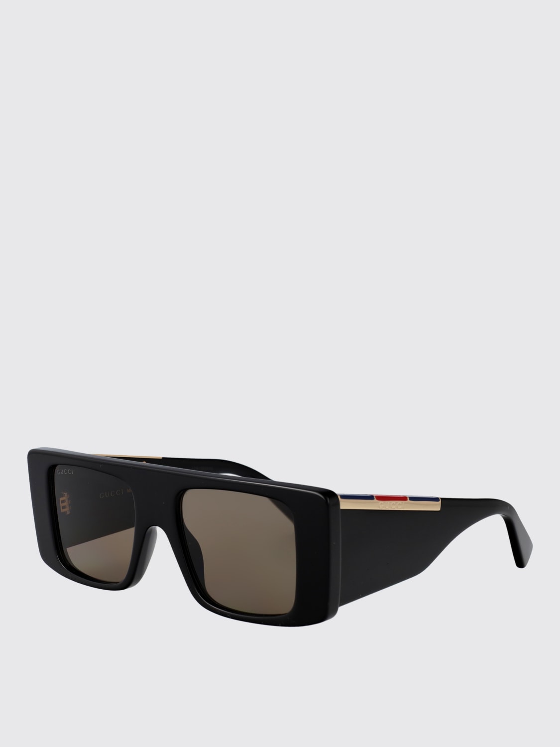 GUCCI SUNGLASSES: Sunglasses men Gucci, Black - Img 1
