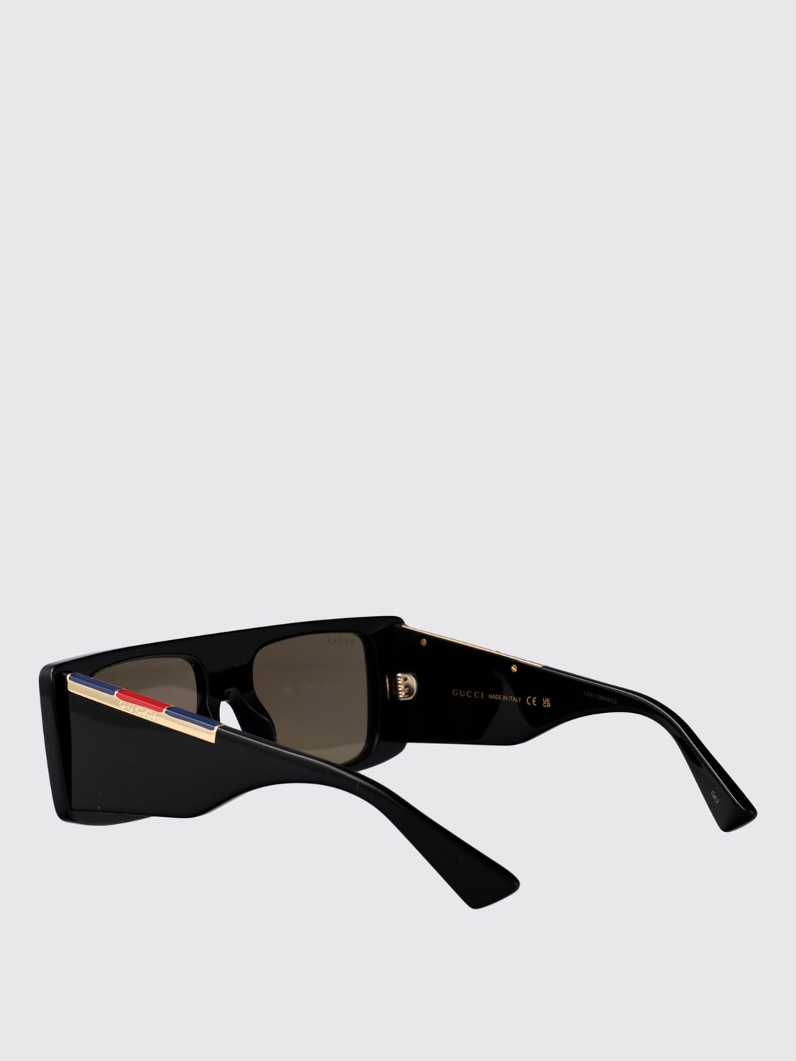 GUCCI SUNGLASSES: Sunglasses men Gucci, Black - Img 3