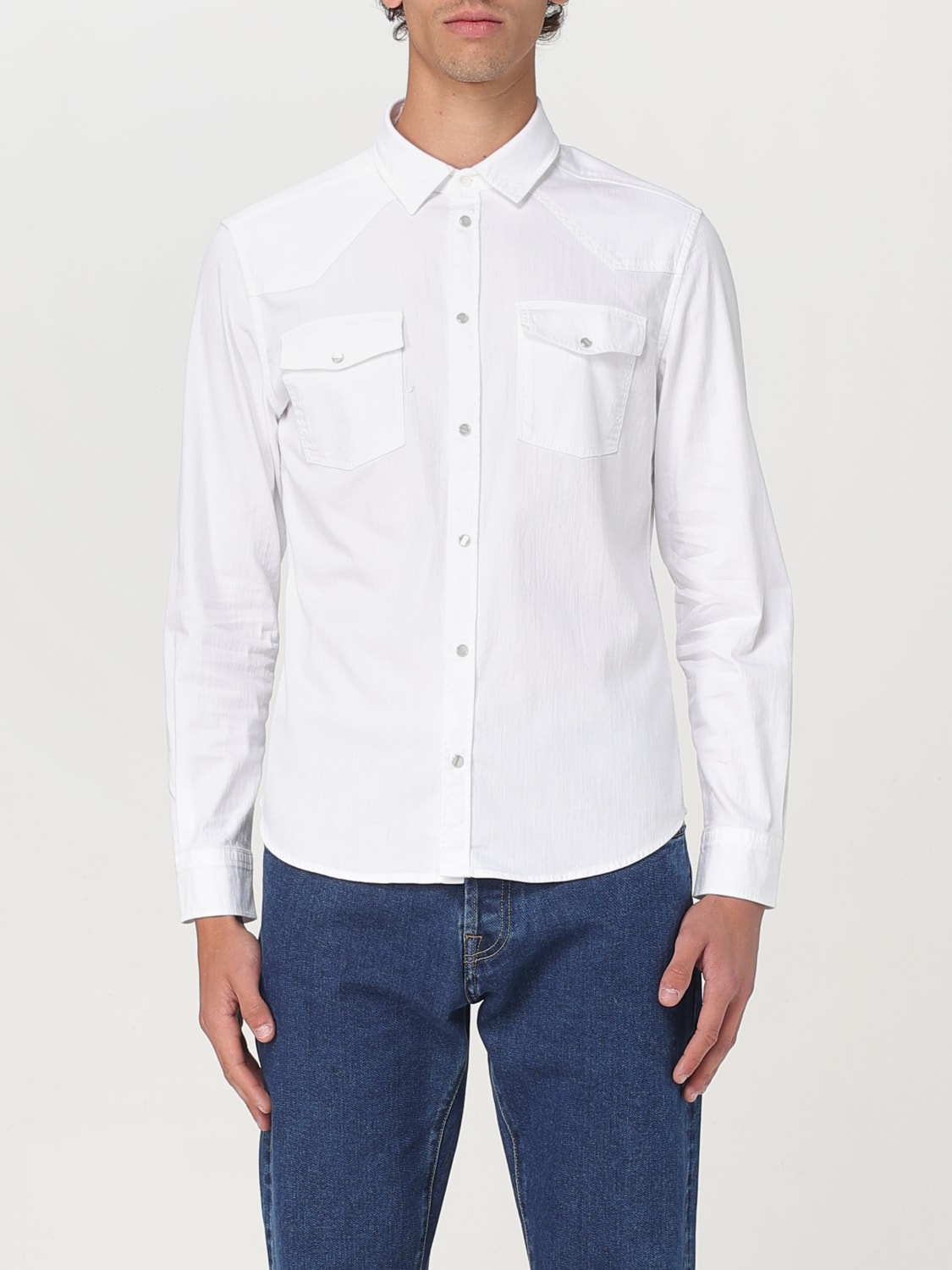 DONDUP SHIRT: Shirt men Dondup, White - Img 1